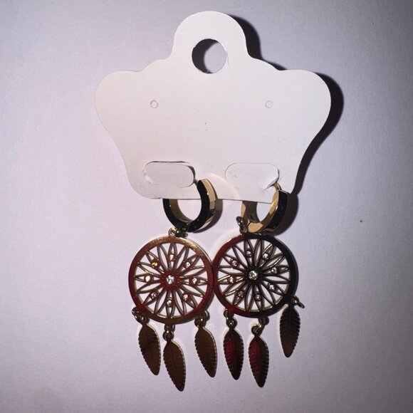 Margo women earrings -stainless steel - DREAM CATCHER - Picture 1 of 3